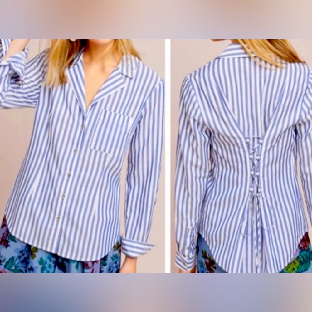 Anthropologie pilcro & the letterpress button down shirt